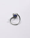 Blue Sapphire (Neelam) Ring – Pure 925 Silver - 1138B - Myra