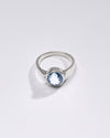 Premium Blue Sapphire (Neelam) Ring in 925 Silver - #1200BO1 - Myra
