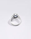 Premium Blue Sapphire (Neelam) Ring in 925 Silver - #1200BO1 - Myra
