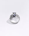 Female Neelam Ring in Sterling Silver from Myra Gems 