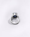 Authentic Neelam Sapphire Ring in Sterling Silver from Myra Gems 