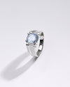 Premium Blue Sapphire (Neelam) Ring in 925 Silver - #1111N4 - Myra
