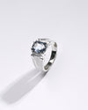 Premium Blue Sapphire (Neelam) Ring in 925 Silver - #1111N8 - Myra