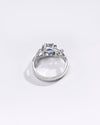 Premium Blue Sapphire (Neelam) Ring in 925 Silver - #1210N8 - Myra