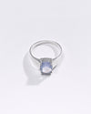 Premium Blue Sapphire (Neelam) Ring in 925 Silver - #1239N4 - Myra