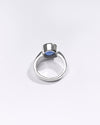 Premium Blue Sapphire (Neelam) Ring in 925 Silver - #1200BO2 - Myra