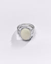 Premium Opal (Doodhiya) Ring in 925 Silver - #1199B - Myra