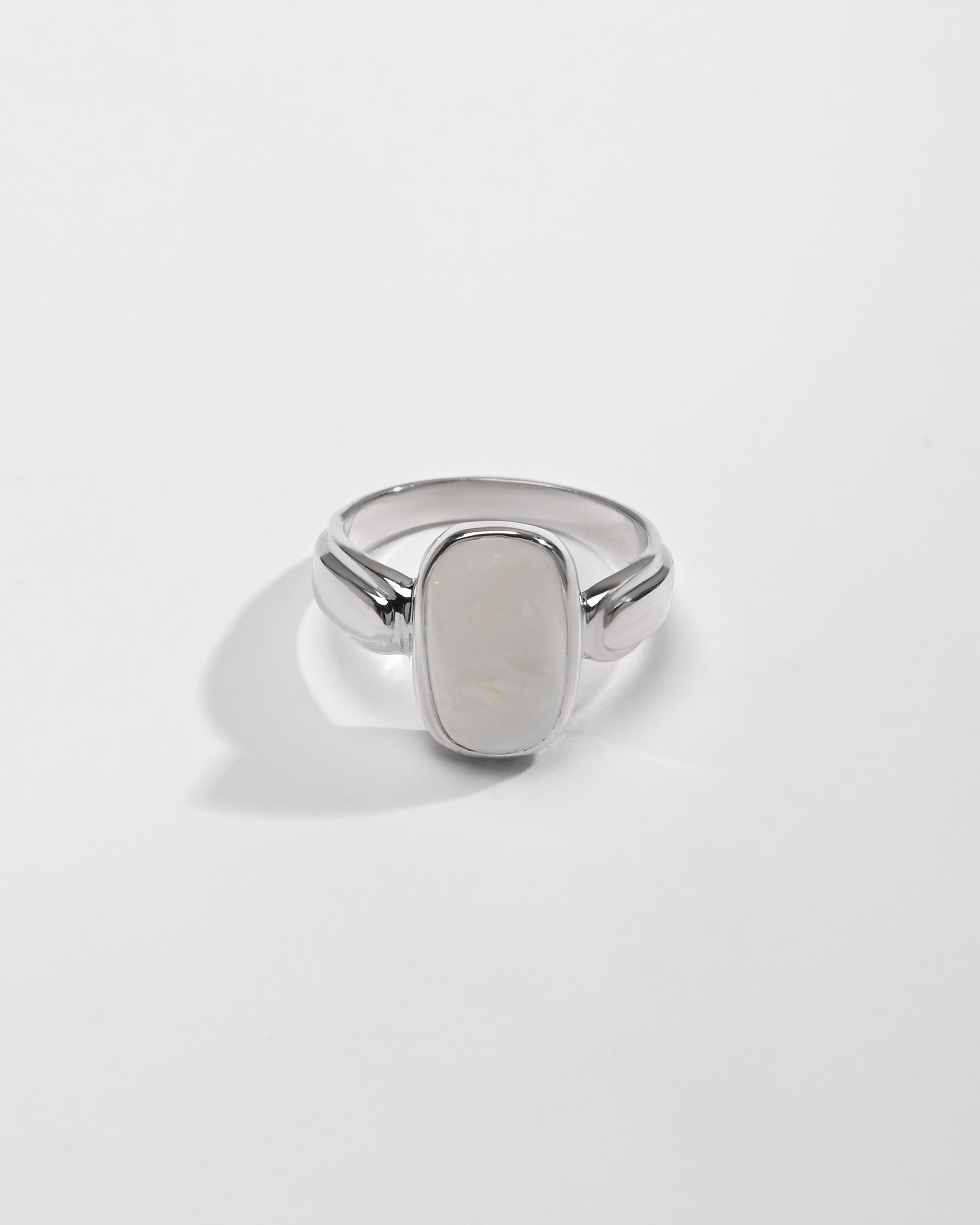 Opal (Doodhiya) Ring – 925 Silver Craftsmanship - #1101B F - Myra