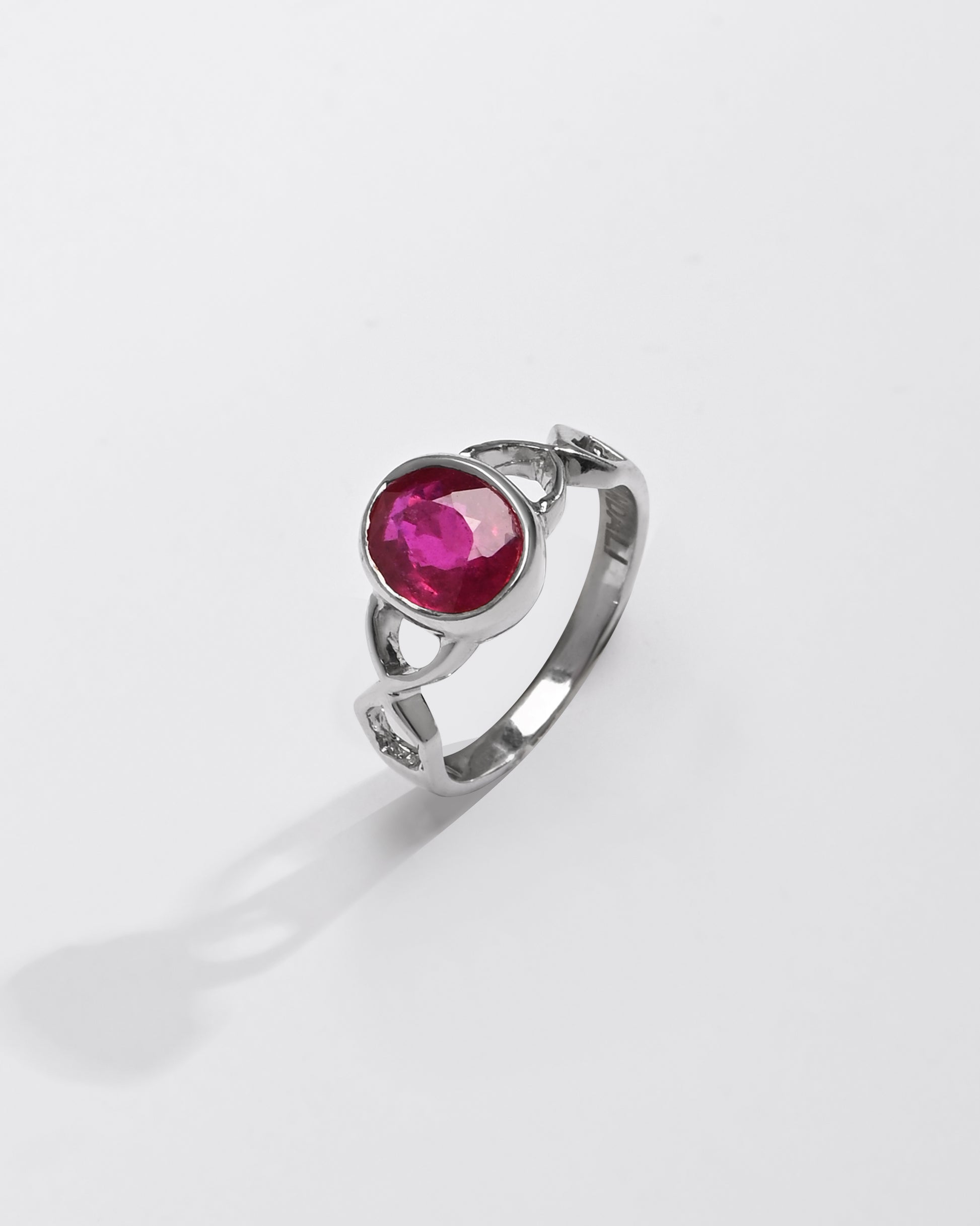 Vintage Ruby (Manik) Ring in 925 Sterling Silver - #1105B - Myra