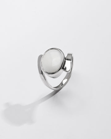 Certified Opal (Doodhiya) Ring – 925 Silver - #1138B - Myra