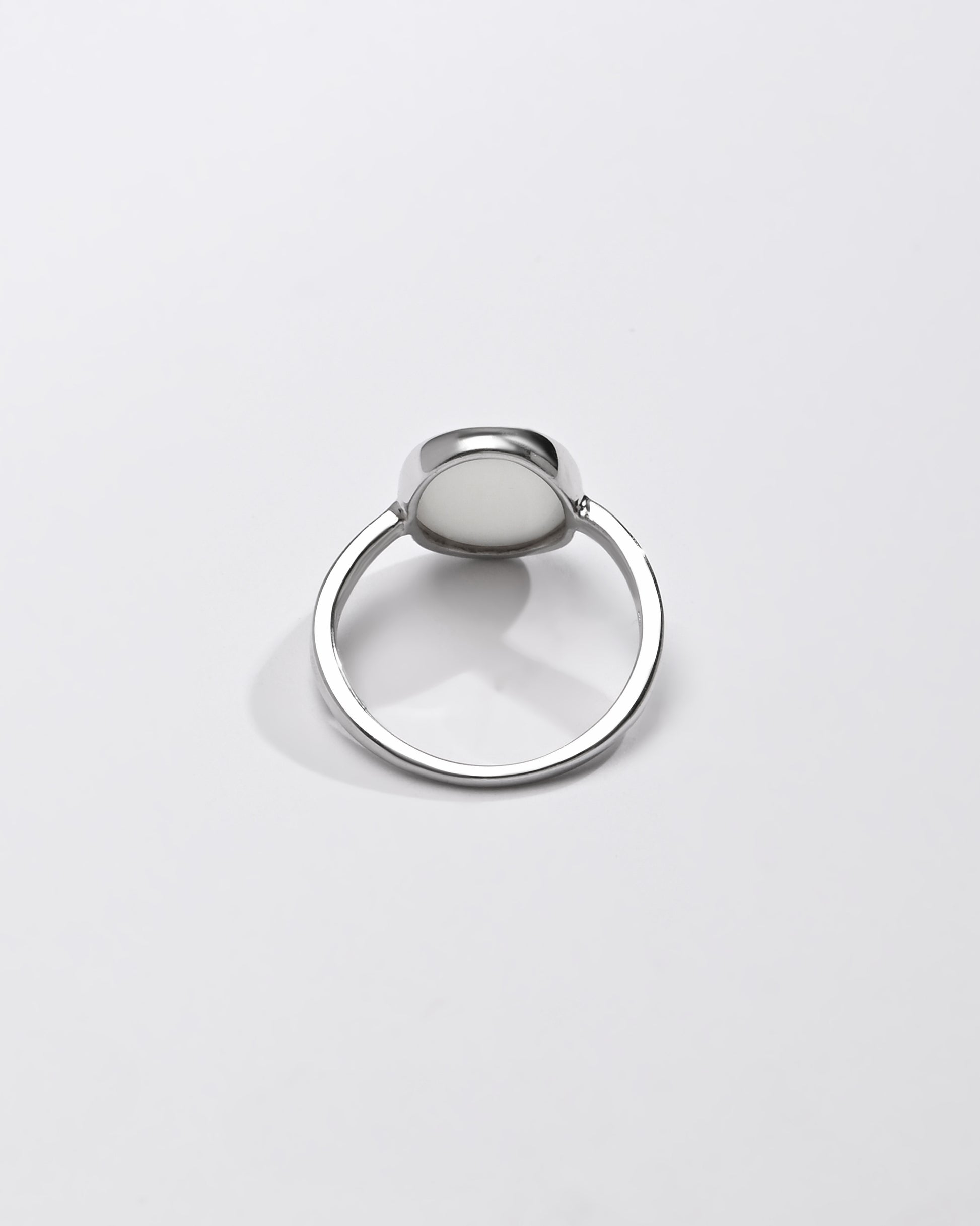 Opal (Doodhiya) Gemstone Ring – 925 Silver - #1201B - Myra