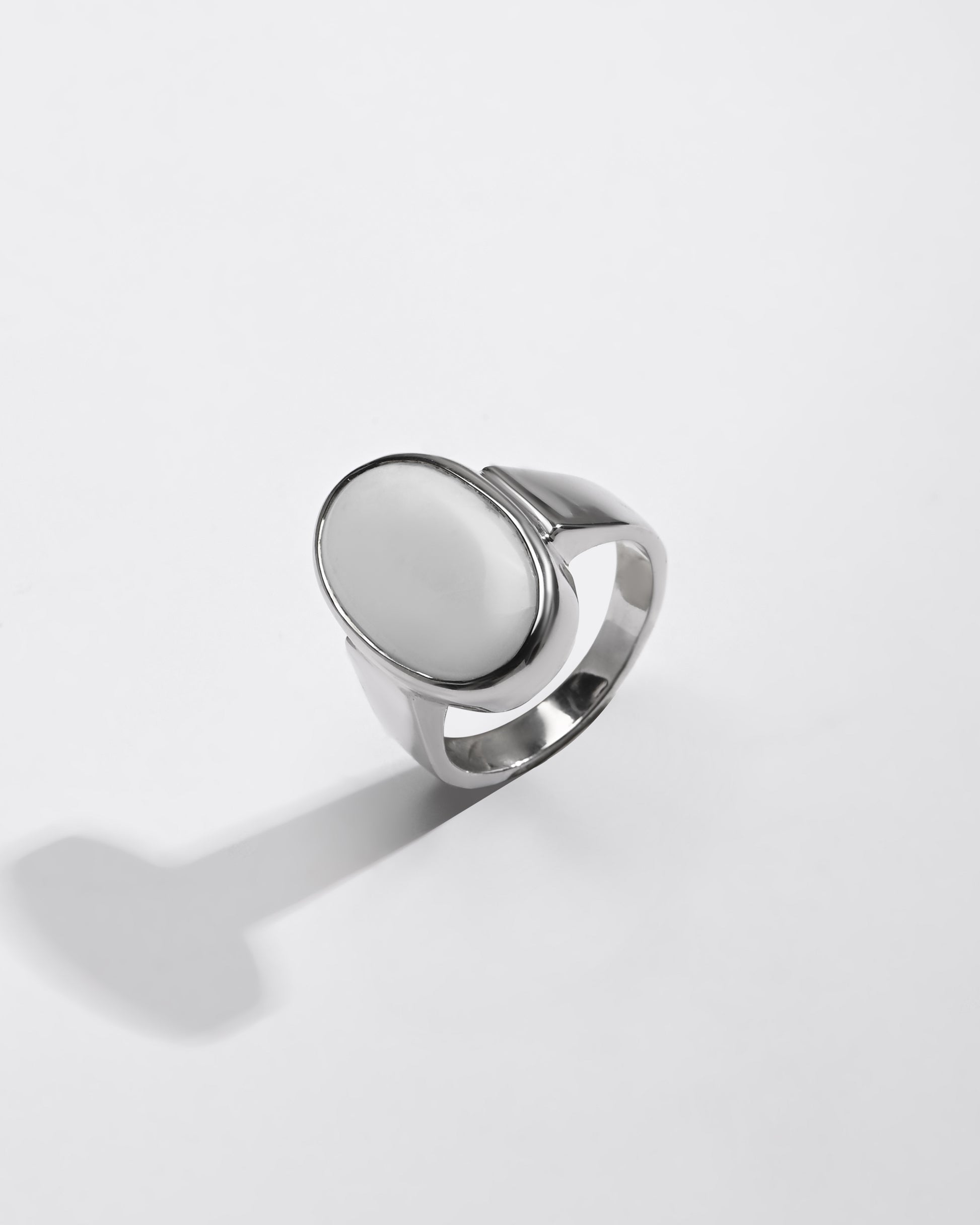 Luxe Opal (Doodhiya) Ring – 925 Silver - #1224B - Myra