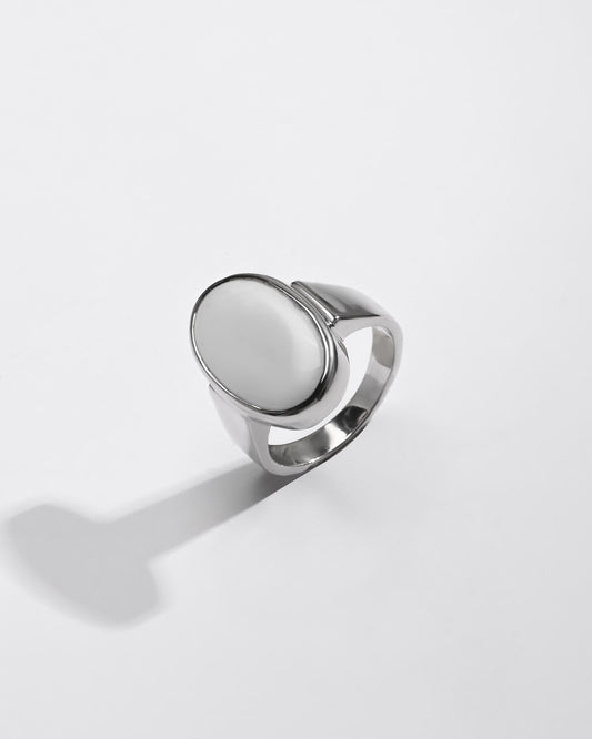 Luxe Opal (Doodhiya) Ring â€“ 925 Silver - #1224B - Myra