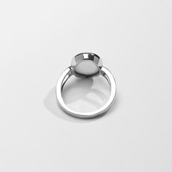 Opal (Doodhiya) Ring – 925 Silver Minimalist - #1112B F - Myra