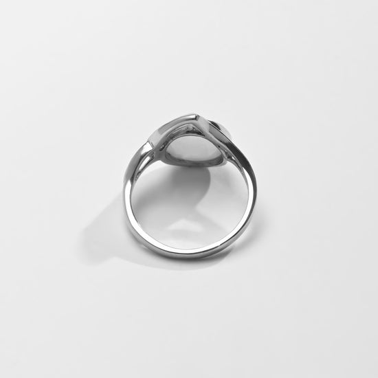 Classic Opal (Doodhiya) Ring – 925 Silver - #1192B F - Myra