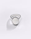 Premium Opal (Doodhiya) Ring in 925 Silver - #1224B - Myra