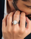 Exotic Opal (Doodhiya) Ring in 925 Sterling Silver - Shakti
