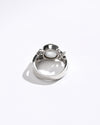 Deep-Gloss Pearl (Moti) Ring – 925 Silver - #1210 R - Myra