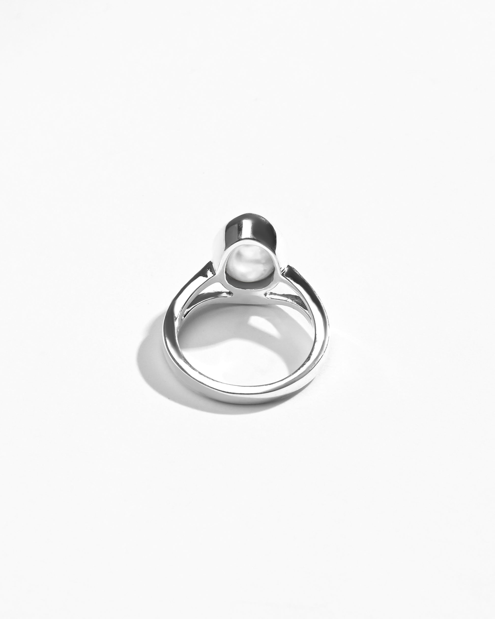 Pearl (Moti) Ring – Pure 925 Silver - #1159 U - Myra