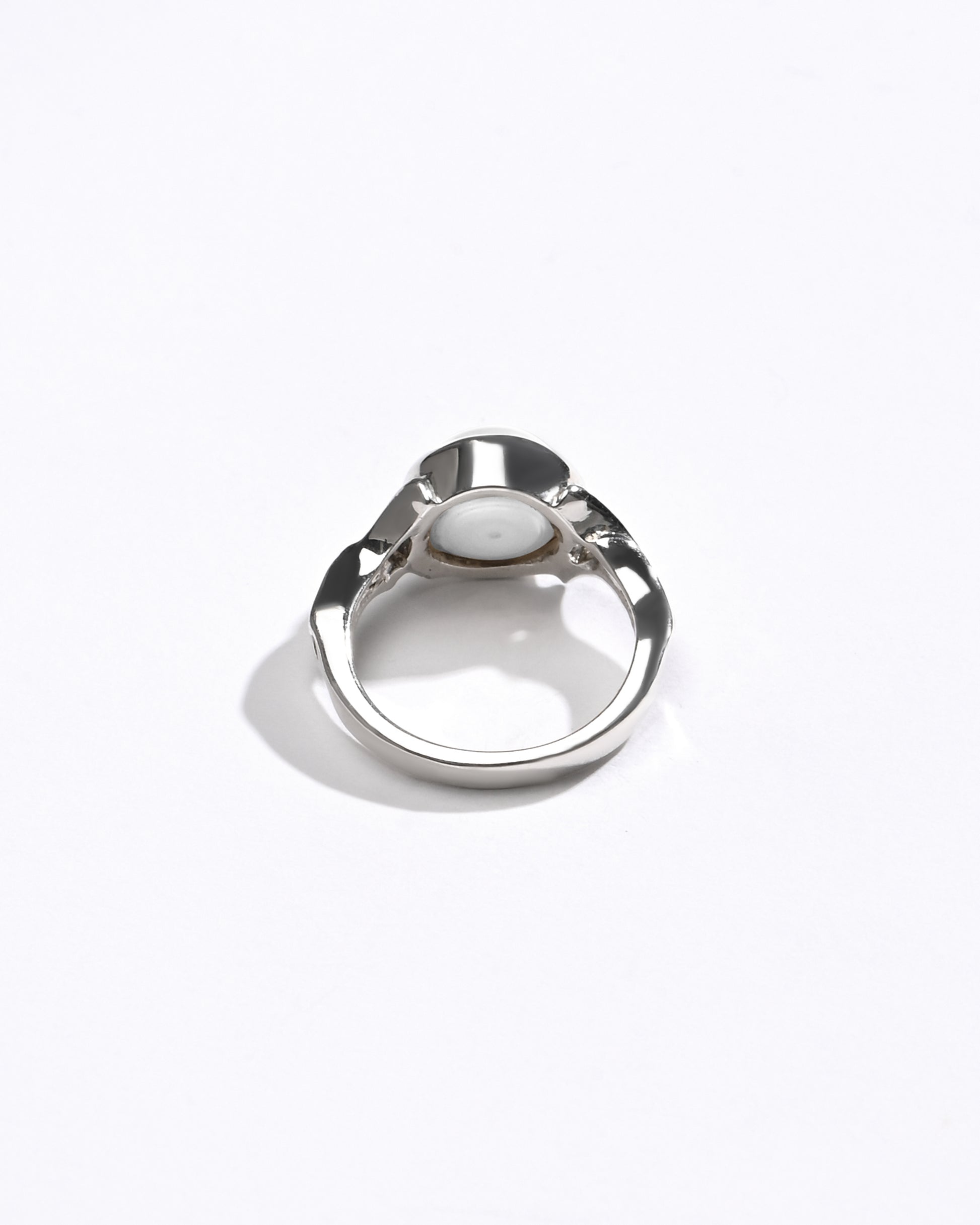 Vedic Pearl (Moti) Ring – 925 Silver - #1175 R - Myra