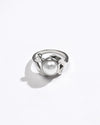 Balanced Pearl (Moti) Ring – 925 Silver - #1177 R - Myra