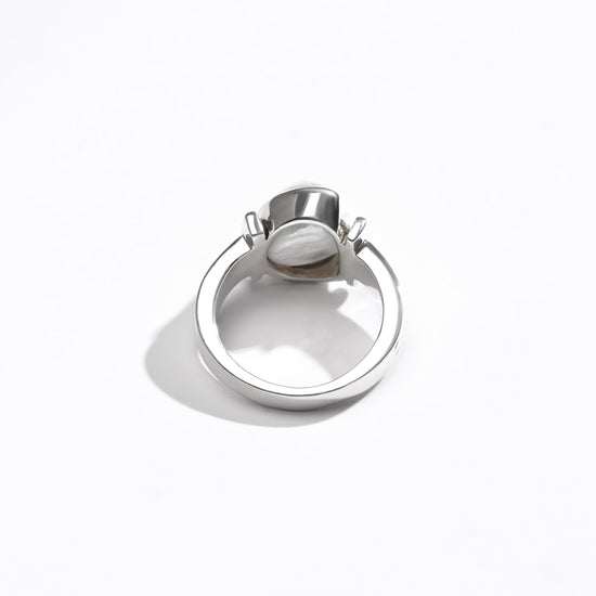 Classic Pearl (Moti) Ring – 925 Silver - #1134 U - Myra