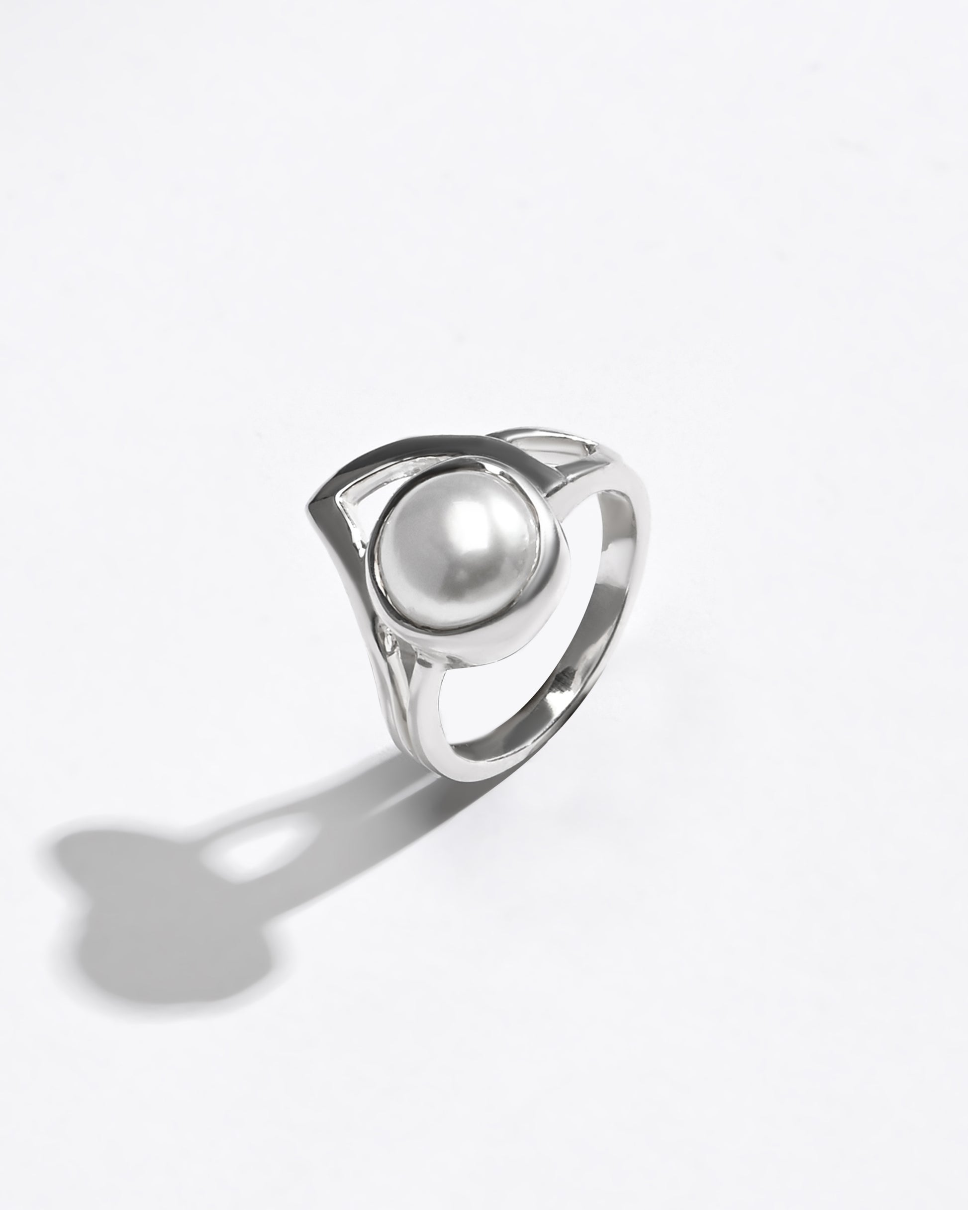 Royal Pearl (Moti) Ring – 925 Silver - #1192 R - Myra