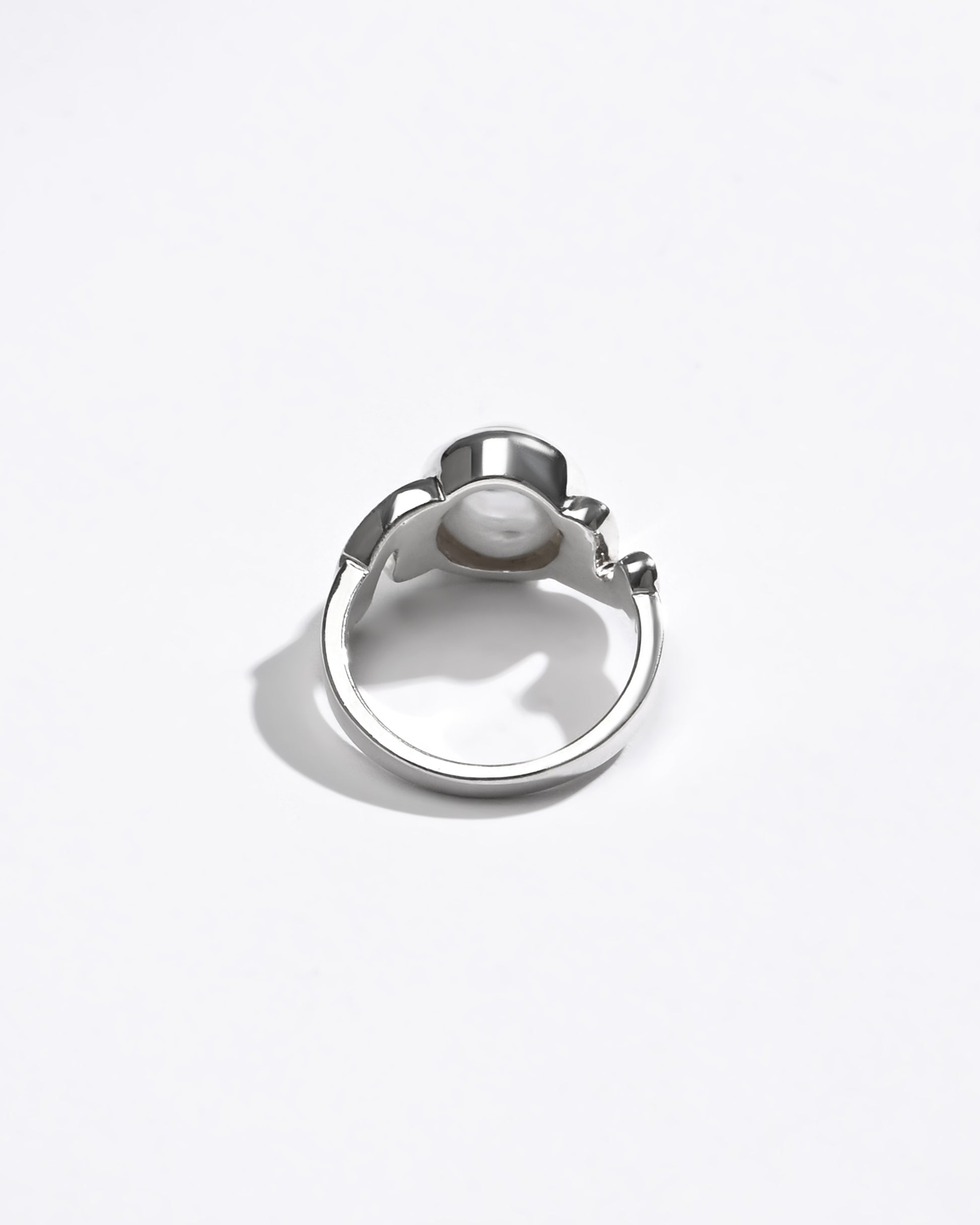 Natural Pearl (Moti) Ring – 925 Silver - #1196 R - Myra