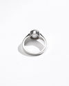 Natural pearl silver ring