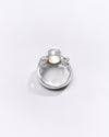 Premium Pearl (Moti) Ring in 925 Silver - #1210B - Myra