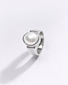 Premium Pearl (Moti) Ring in 925 Silver - #1224B - Myra