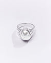 Premium Pearl (Moti) Ring in 925 Silver - #1228BO2 - Myra
