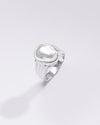 Premium Pearl (Moti) Ring in 925 Silver - #1228BO2 - Myra