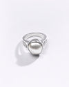 Premium Pearl (Moti) Ring in 925 Silver - #1270B - Myra