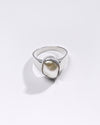 Premium Pearl (Moti) Ring in 925 Silver - #1228BO1 - Myra