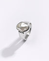 Premium Pearl (Moti) Ring in 925 Silver - #1228BO1 - Myra