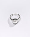 Premium Pearl (Moti) Ring in 925 Silver - #1200B - Myra