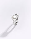 Premium Pearl (Moti) Ring in 925 Silver - #1200B - Myra