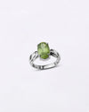 Timeless Peridot Ring in 925 Sterling Silver - Urja