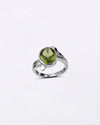Vedic Peridot Ring in 925 Sterling Silver - Shakti