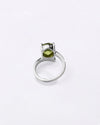 Modern Peridot Ring in 925 Sterling Silver - Urja