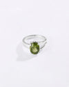 Majestic Peridot Ring in 925 Sterling Silver - Urja