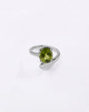 Modern Peridot Ring in 925 Sterling Silver - Urja