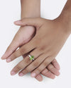 Timeless Peridot Ring in 925 Sterling Silver - Urja