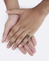 Majestic Peridot Ring in 925 Sterling Silver - Urja