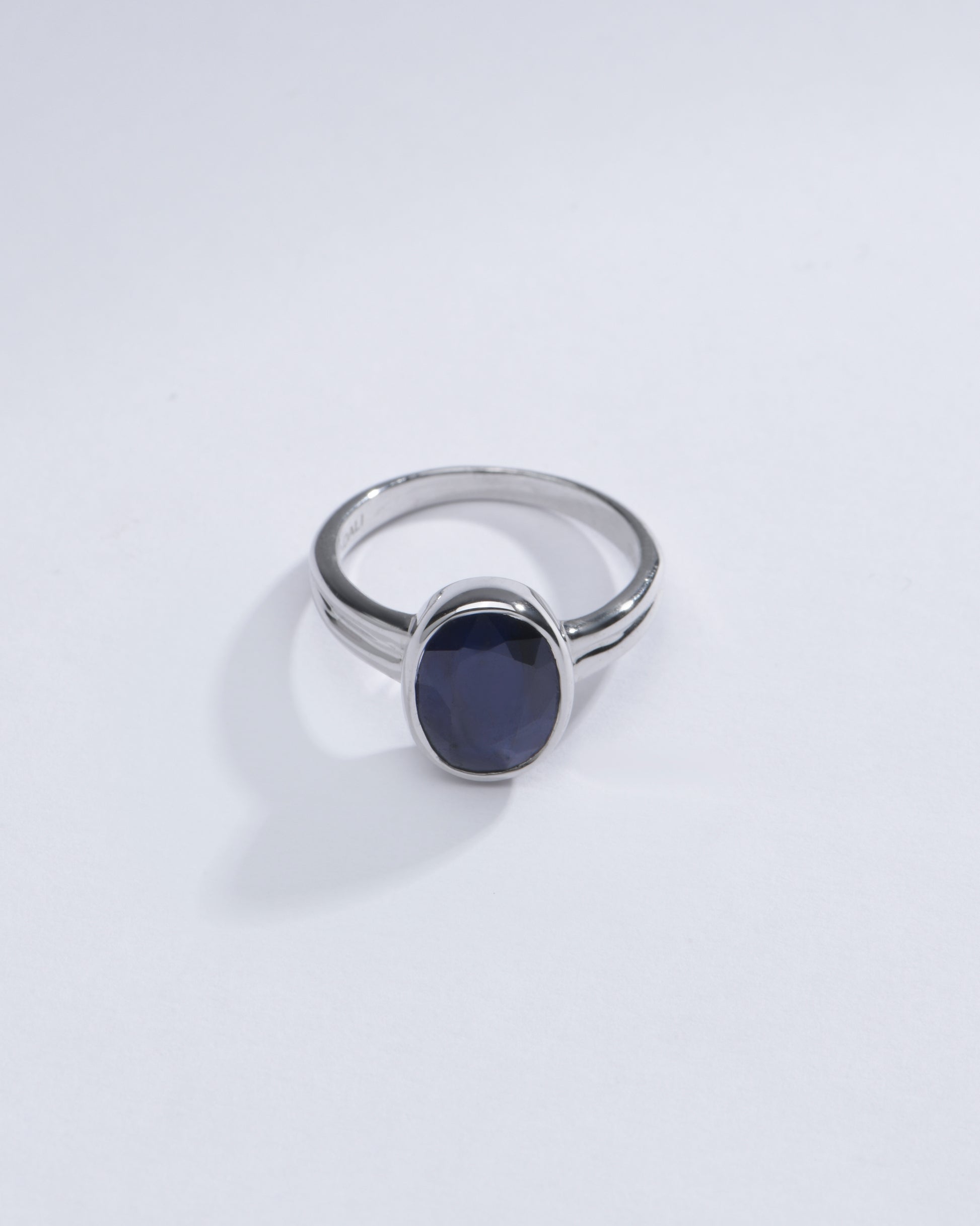Everyday Neelam Ring studded in Silver from Myra Gems