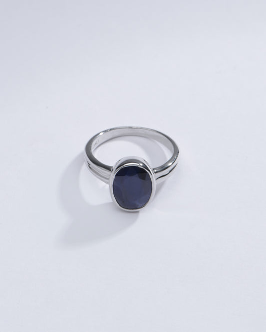 Everyday Neelam Ring studded in Silver from Myra Gems