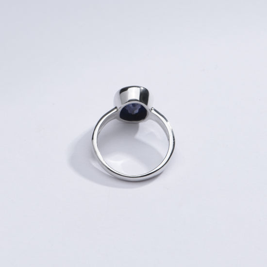 Everyday Neelam Ring studded in Silver from Myra Gems