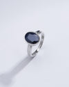 Everyday Neelam Ring studded in Silver from Myra Gems