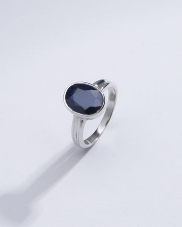 Everyday Neelam Ring studded in Silver from Myra Gems